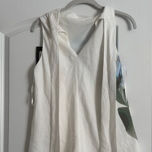 Ted Baker London Cream Tie-Shoulder V-Neck Camisole